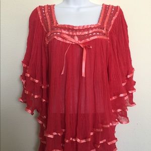 Cheese cloth beautiful blouse.